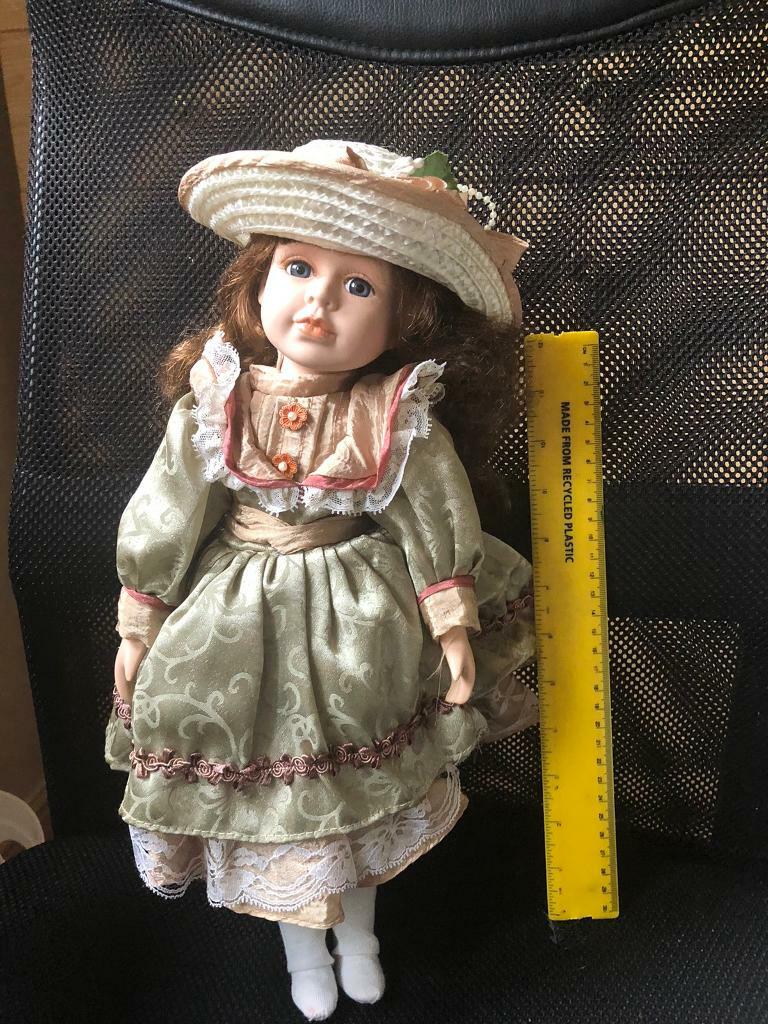 Porcelain doll medium size for 